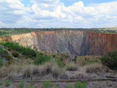 Cullinan's own Big Hole And it's <i>big</i>!, Cullinan Mine, South Africa 2013